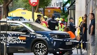 انهيار مبنى في مدريد