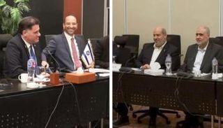 وفدا حماس وإسرائيل في شرم الشيخ بمصر