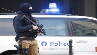 عنصر من القوات الأمنية الخاصة في بروكسل