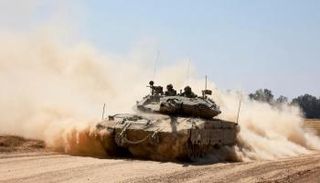 دبابة إسرائيلية في غزة