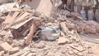 انهيار عقار بالإسكندرية - أرشيفية