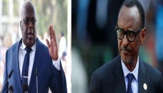 فيليكس تشيسيكيدي وبول كاغامي