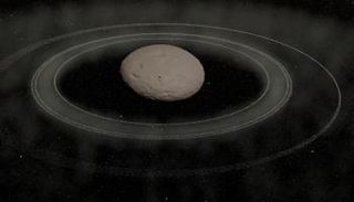 رصد نظام حلقات حول جرم غامض