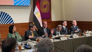 وزير المالية المصري في لقاء على هامش اجتماعات صندوق النقدجني