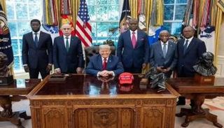 ترامب مع قادة أفارقة