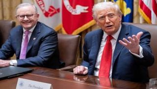 الرئيس الأمريكي ورئيس وزراء أستراليا