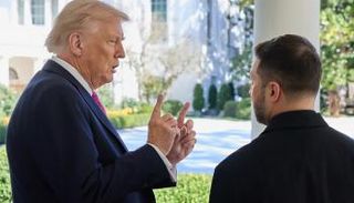 زيلينسكي وترامب من لقاء الجمعة