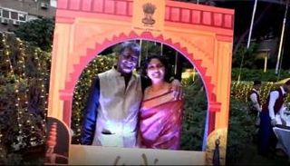 السفير الهندي في مصر وحرمه