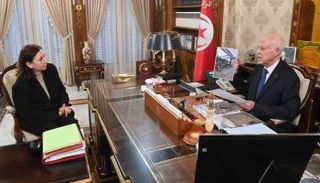 قيس سعيد يلتقي رئيسة الحكومة