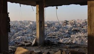 مبان مدمرة في غزة