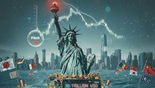 الديون الأمريكية - صورة تعبيرية مولدة بالذكاء الاصطناعي 