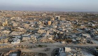 مبانِ دمرتها الغارات الإسرائيلية على غزة - أ ف ب