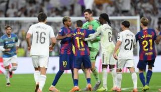 لامين يامال في كلاسيكو برشلونة وريال مدريد
