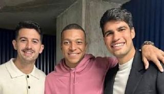 كارلوس ألكاراز وكيليان مبابي