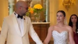 حاتم صلاح وزوجته