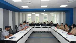 وفد الشرطة النسائية الكويتية يزور شرطة أبوظبي