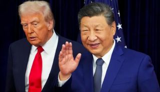 لقاء سابق بين ترامب وشي