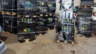 جانب من المضبوطات