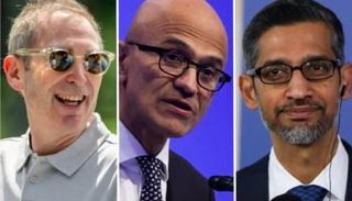 رؤساء غوغل ومايكروسوفت وأمازون