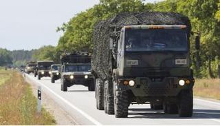 قافلة عسكرية أوروبية