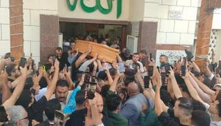 جنازة والد محمد رمضان