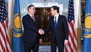 وزيرا خارجية أمريكا وكازخستان- أرشيفية
