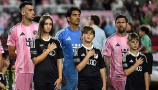 أحفاد ترامب رفقة ليونيل ميسي