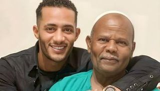 الفنان محمد رمضان ووالده