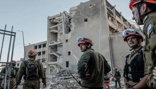 آثار الهجمات الإيرانية على إسرائيل