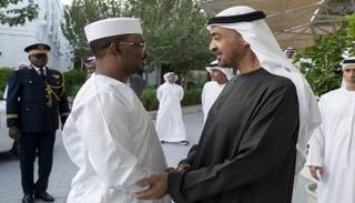الشيخ محمد بن زايد آل نهيان رئيس دولة الإمارات والرئيس التشادي