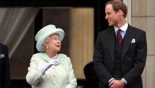 الملكة إليزابيث وويليام