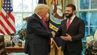 الرئيسان الأمريكي دونالد ترامب والسوري أحمد الشرع في البيت الأبيض