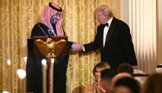 ترامب وولي العهد السعودي الأمير محمد بن سلمان
