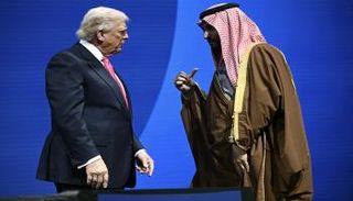 دونالد ترامب مع ولي العهد السعودي