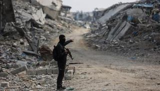 أحد مسلحي حركة حماس في غزة