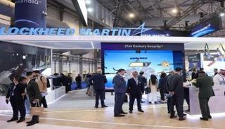 جناح لوكهيد مارتن في معرض دبي للطيران 2025