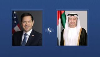 الشيخ عبدالله بن زايد آل نهيان وماركو روبيو