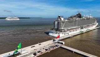 سفينة مخصصة لإقامة بعض المشاركين في COP30 - موقع المؤتمر