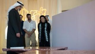 زيارة الشيخ خالد بن محمد بن زايد آل نهيان لمعرض «نوماد أبوظبي»