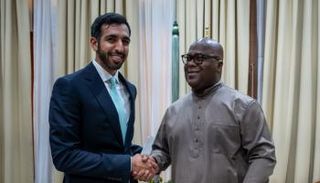 رئيس الكونغو الديمقراطية يستقبل الشيخ شخبوط بن نهيان 