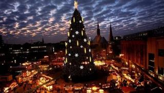 شجرة عيد الميلاد العملاقة في ألمانيا 