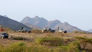 جانب من الحملة الأمنية في جبال الوازعية - أرشيفية