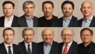 قائمة أغنى 10 أشخاص في العالم.. صعود مؤسس «غوغل» وتراجع جيف بيزوس