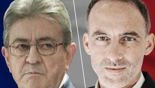 جان لوك ميلانشون (يمين) ورافييل غلوكسمان (يسار)