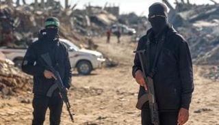 مسلحان من حماس في غزة - أ.ف.ب