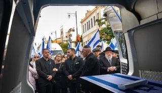 مراسم دفن جثة رهينة سلمتها حماس- أرشيفية