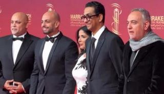 منى زكي ومروان حامد وأحمد مراد في مراكش