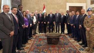 عون يلتقي وفد مجلس الأمن الدولي 