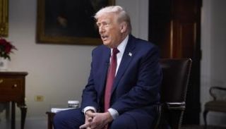 دونالد ترامب خلال المقابلة