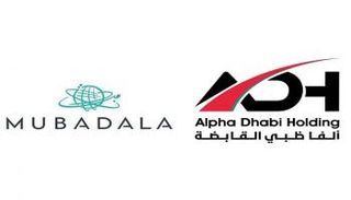 شعارا شركتي ألفا ظبي القابضة ومبادلة للاستثمار